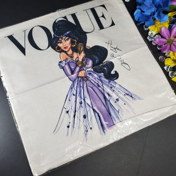 Jasmine Princess Accent Pillowcase Aladdin Throw Pillow Cushion Cover Home Decor - Picture 2 of 13